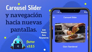 Tutorial CAROUSEL SLIDER Flutter - CARRUSEL DE IMAGENES