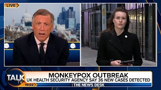 Monkeypox cases in the UK have more than doubled to 57