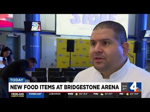 New food items at Bridgestone Arena