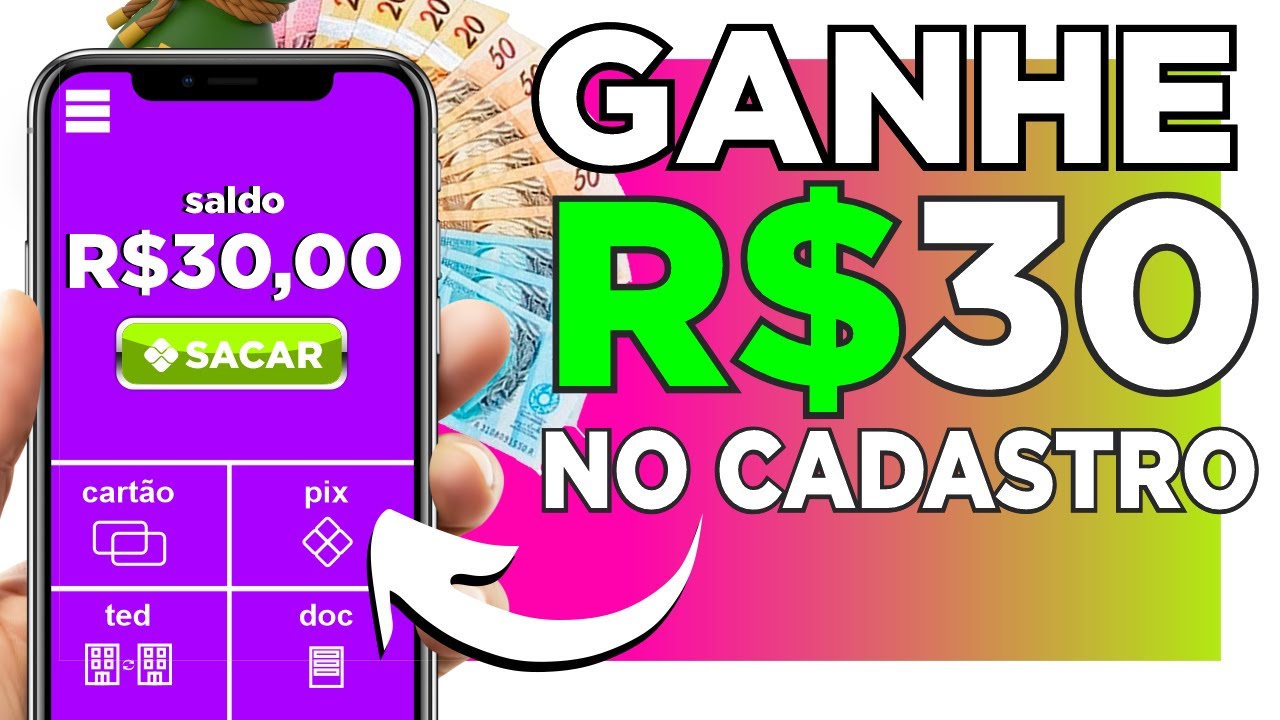 💸[GANHE R$30 NO CADASTRO] Cadastrou Ganhou/App Pagando por Cadastro 2022/Cadastre e Ganhe 2022 ✅