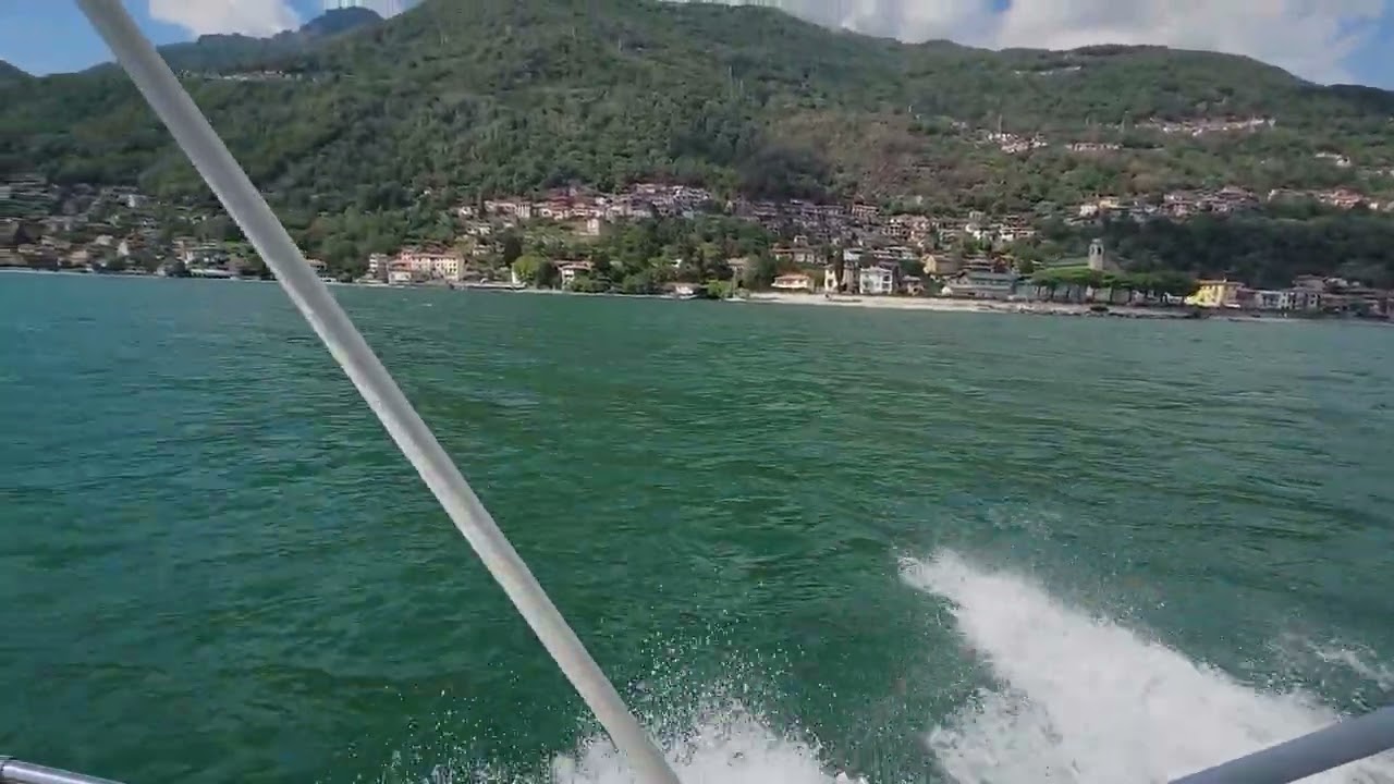Boating on Lake Como with Mercury F40 ELPT PRO EFI