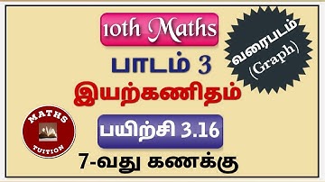 10th Maths/ Chapter 3/ Algebra/ Exercise 3.16/ 7th Sum/ தமிழில்