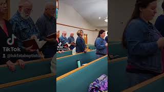 We love starting the week together in worship!#lukfatabaptistchurch #churchservices #kjvbible