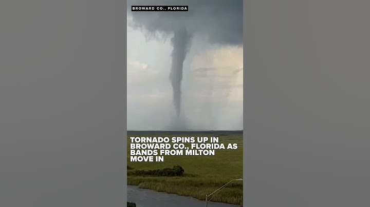 Tornado strikes Florida just before Hurricane Milton's arrival