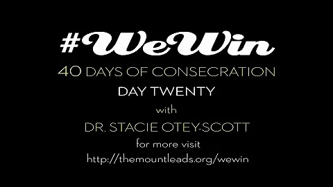 Dr. S.O.S. - #WeWin 40 Days of Consecration Day 20