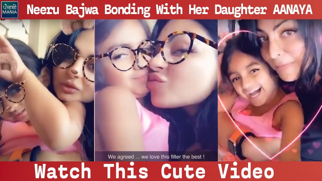 Neeru Bajwa Enjoying With Daughter Aanaya | Mother-Daughter Bonding | Punjabi Mania