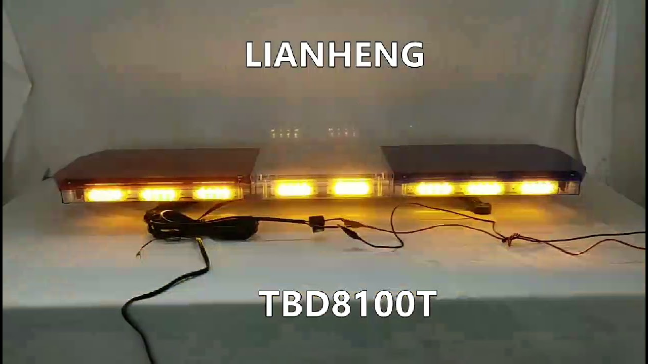 Police Led Emergency top roof Warning Strobe Light bar