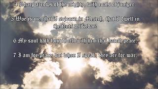 Psalm 120 In my distress I cried unto unto Lord King James Bible  HD