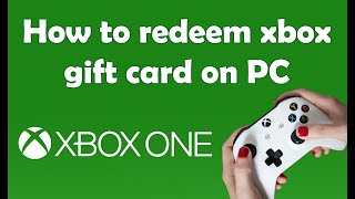 How to redeem Xbox gift card on pc screenshot 4