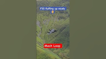 F35 fluffing up nicely at the Mach Loop