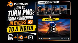 How To Convert PNG Sequence to Video in Blender