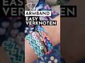 DIY Hack Einfacher Knoten Zum Öffnen Und Schließen Deiner Armbänder Ohne Fremde Hilfe Armband