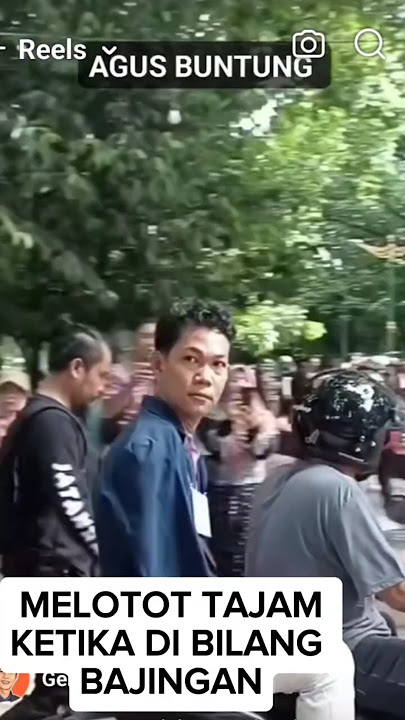 Agus buntung melotot ketika dibilang bajingan #shorts