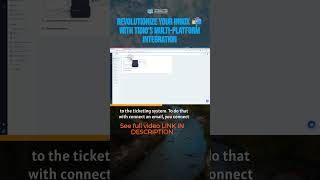 Revolutionize Your Inbox 📬 with Tidio's Multi-Platform Integration #shorts