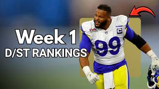 10 Best D/ST (Defense) for Fantasy Football - Week 1