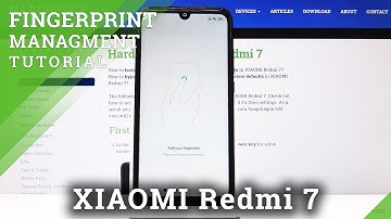 How to Add Fingerprint in XIAOMI Redmi 7 – Set Up Fingerprint