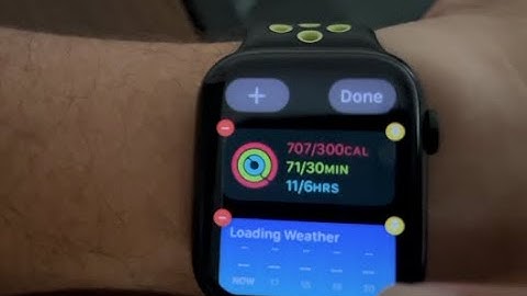 How to Edit Smart Stack widgets on watchOS 10
