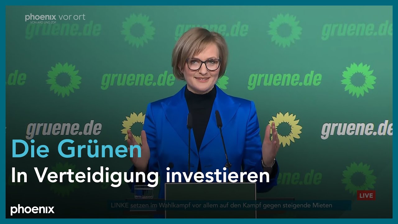 B'90/Grüne: Franziska Brantner zu aktuellen politischen Themen | 17.02.25