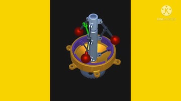 Watt Governor Mechanism in 3D Animation