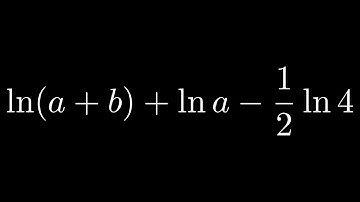 How to Rewrite Three Logarithms as a Single Logarithm