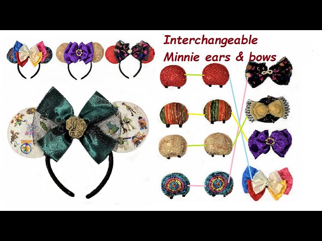 DIY craft: How to make interchangeable Minnie ears and bow  display picture 2