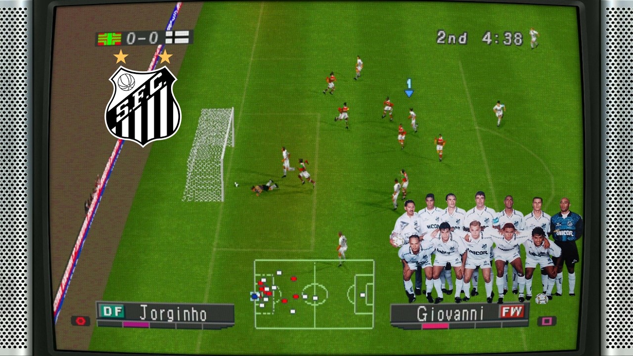 Winning Eleven 1995: Campeonato Paulista (Final phase) - Santos ⚪ [PS1]