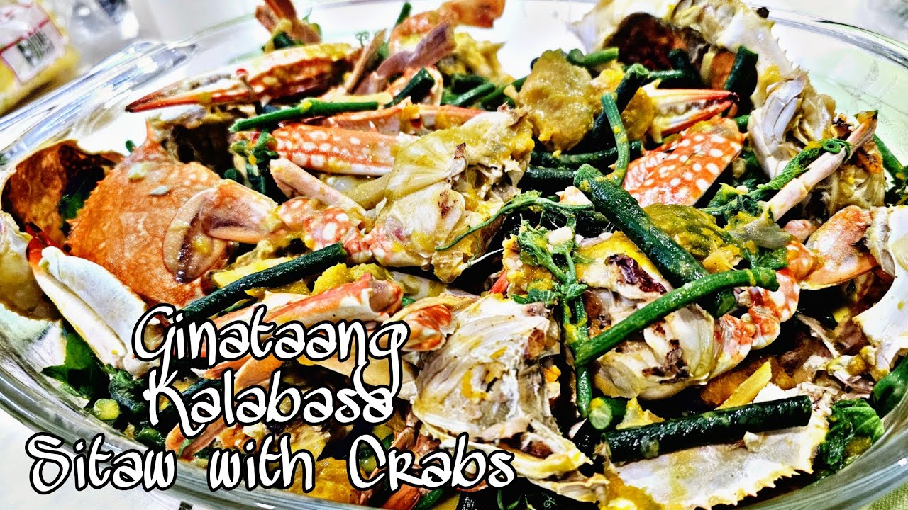 GINATAANG KALABASA SITAW WITH CRABS #ulamideas #food #asianfood