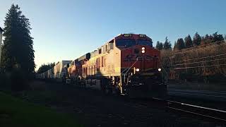 Eastbound BNSF intermodal train