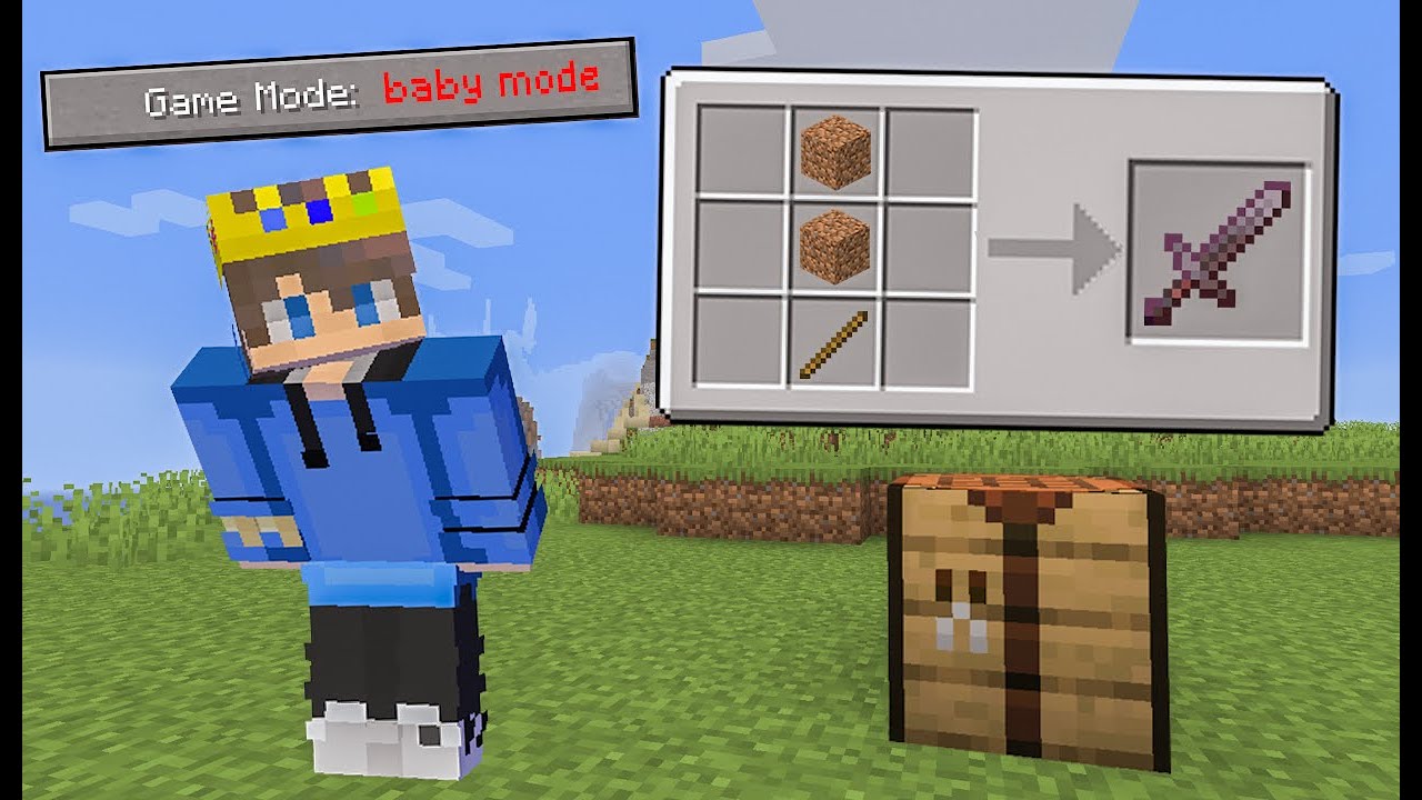 MINECRAFT MAIS, c'est la difficulté bébé ! - YouTube