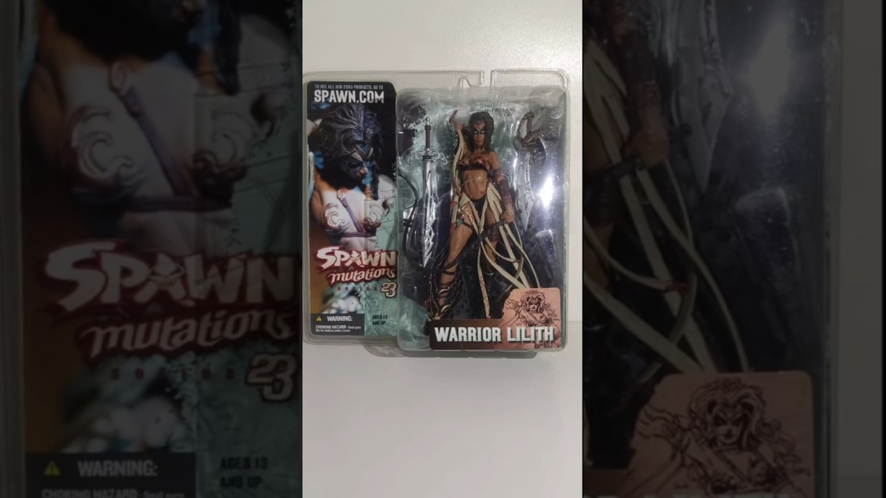 boneco McFarlane Warrior Lilith Action Figure Spawn Mutations Series 23, 