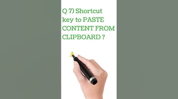 Shortcut key to PASTE CONTENT FROM CLIPBOARD #exceltech #excel #excelworld #microsoft #exceltips