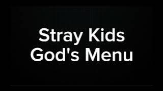 STRAY KIDS - GOD'S MENU (KARAOKE VERSION)
