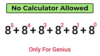 A Nice Exponential Maths Question | Maths Olympiad | No Calculator Allowed 
