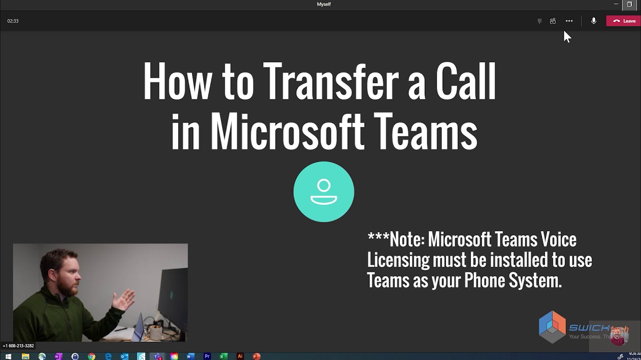 How to Transfer a call to another device in Microsoft Teams