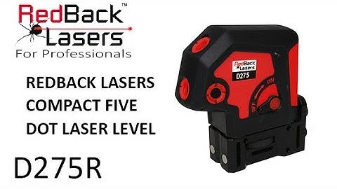 RedBack Lasers 5 Dot Laser Level D275R