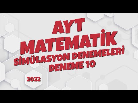 AYT Matematik Simülasyon Denemeleri Deneme 10