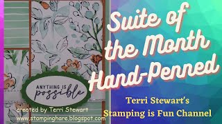 Hand-Penned, Suite of the Month, project 2