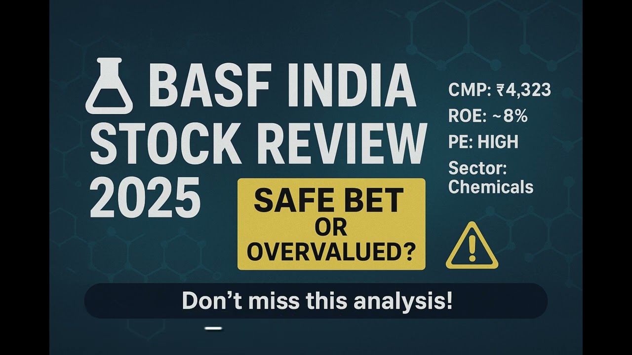 "BASF India Stock Analysis 🌿 | Chemical Giant for Long-Term Growth? | Hidden Opportunity?"