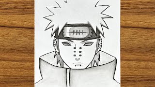 How to draw pain from Naruto || How to draw anime step by step  || Easy drawing ideas step by step