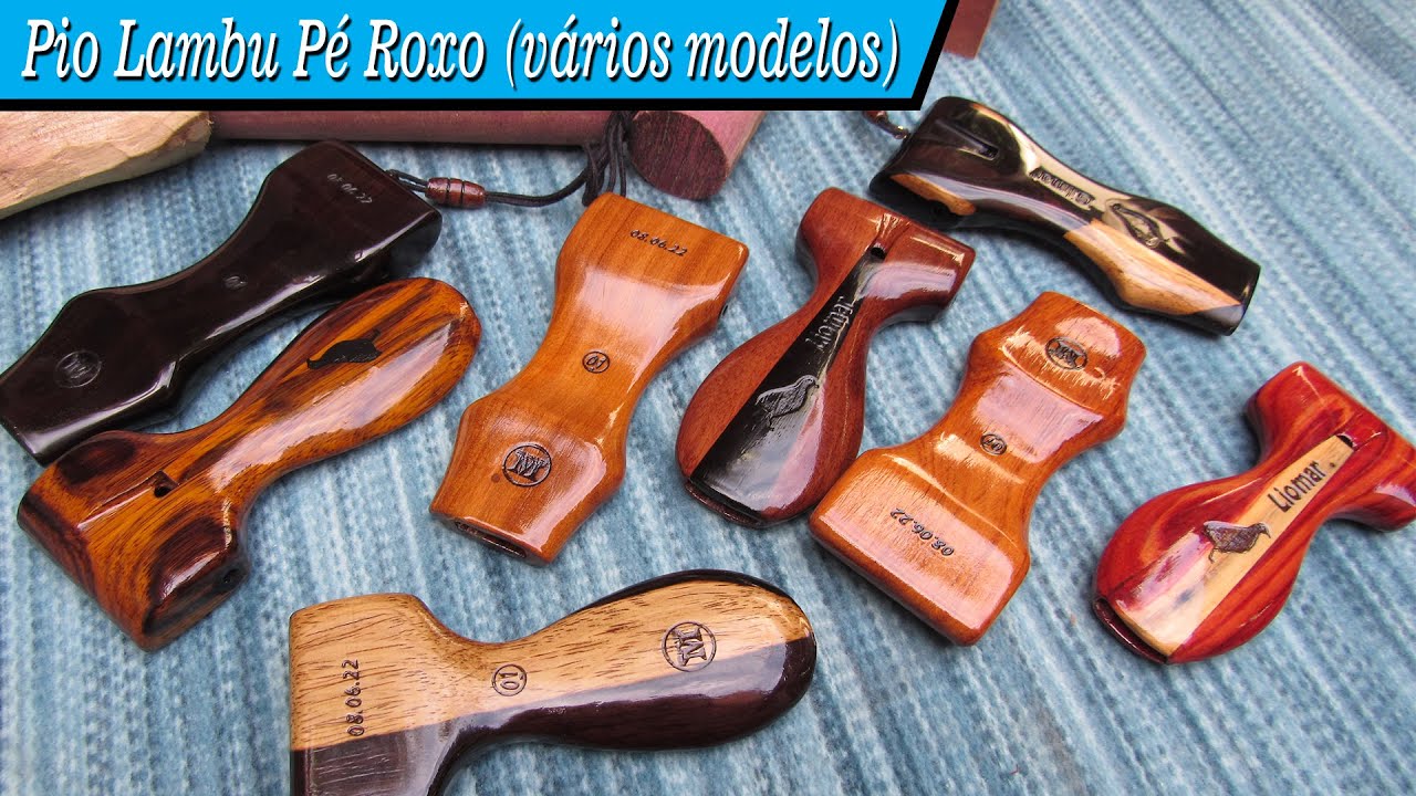 Passo a Passo | Fazendo Pios Arremedo de Lambu Pé Roxo [detalhes]