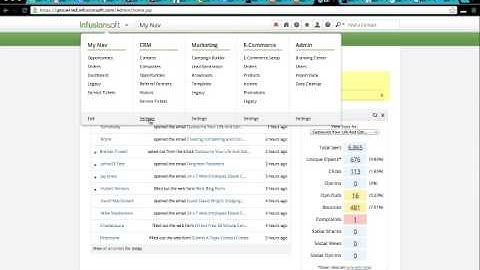 How To Change The Settings In Infusionsoft