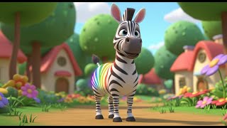 La Cebra Que Amaba los Zigzags | Spanish Nursery Rhyme | Kids Songs | Baby Music