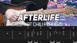 Red Hot Chili Peppers - Afterlife (Guitar lesson with TAB)
