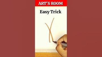 Easy Coconut Tree Drawing ! 🌴 Simple Art Tutorial #shorts #youtubeshorts #drawing  #artsroom