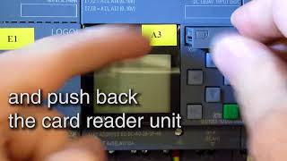 Perfecta Schmid - Load and store program from new SD card onto LOGO unit