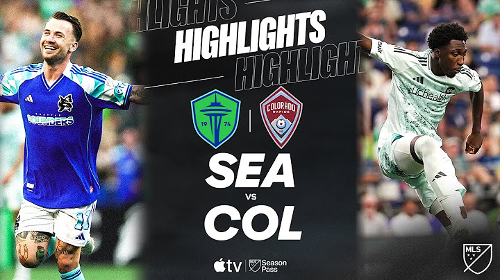 Seattle Sounders FC vs. Colorado Rapids | Full Match Highlights | 6-Goal WILD Showdown!