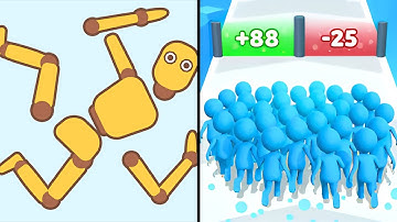 Ragdoll Break VS Count Master - Hard Levels Challenge Walkthrough Best Free Android iOS Games