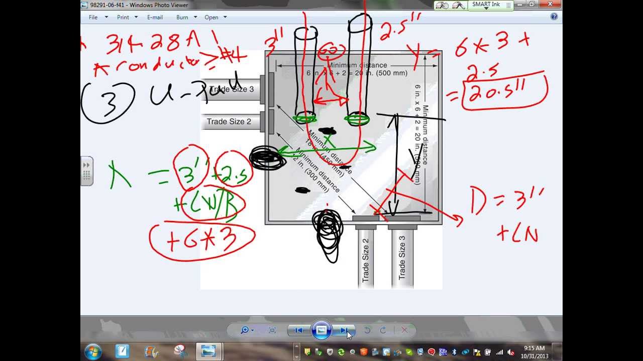 Pull Box Calculation 10 31 13 - YouTube