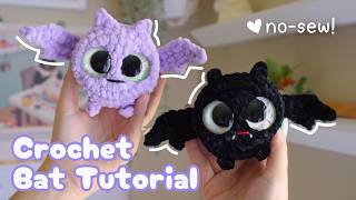 Crochet Chonky Bat Tutorial! FREE Amigurumi Pattern Step by Step for Advanced Beginners