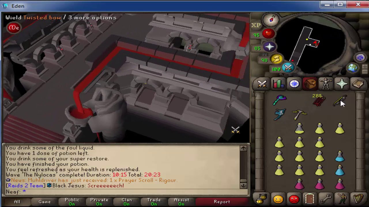 Eden RSPS solo Theatre of blood